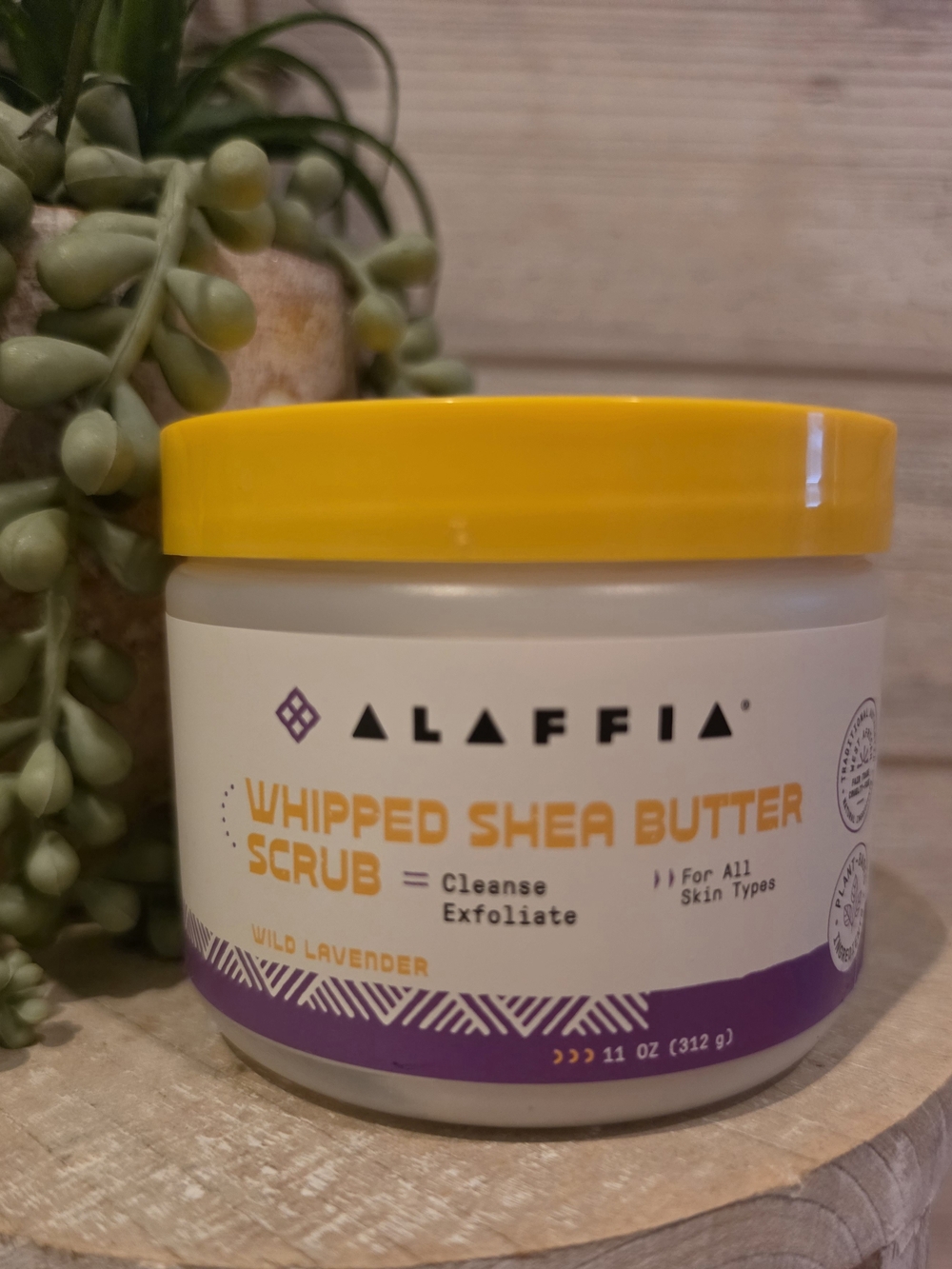 Whipped Shea Butter Scrub - Yellow Cap, Wild Lavender